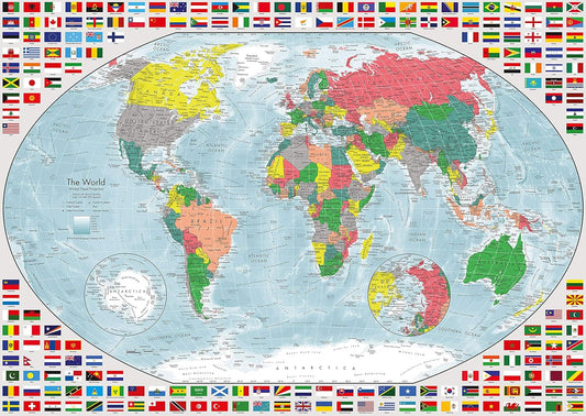 A Világ Országai Ravensburger 1000 darabos kirakó puzzle (RA - 15253) - puzzlegarden