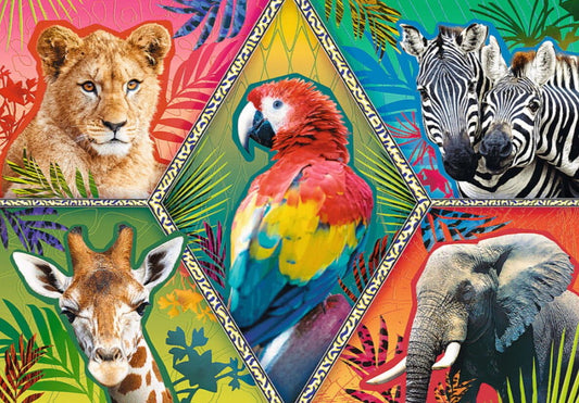 Animal Planet - Egzotikus állatok Trefl 1000 darabos kirakó puzzle (TR - 10671) - puzzlegarden