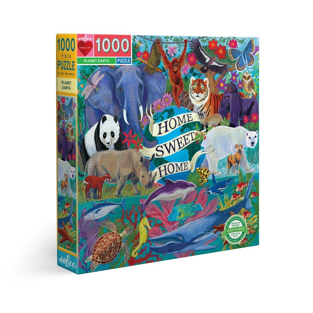 Bolygónk a Föld Eeboo 1000 darabos kirakó puzzle (EB - PZTPLA) - puzzlegarden