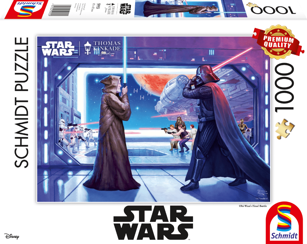 Csillagok Háborúja - Obi Wan Utolsó Csatája Schmidt Spiele 1000 darabos kirakó puzzle (SCH - 59953) - puzzlegarden