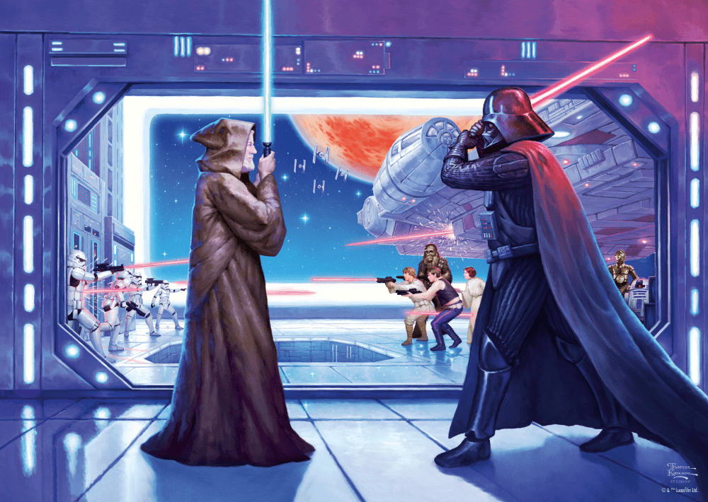 Csillagok Háborúja - Obi Wan Utolsó Csatája Schmidt Spiele 1000 darabos kirakó puzzle (SCH - 59953) - puzzlegarden