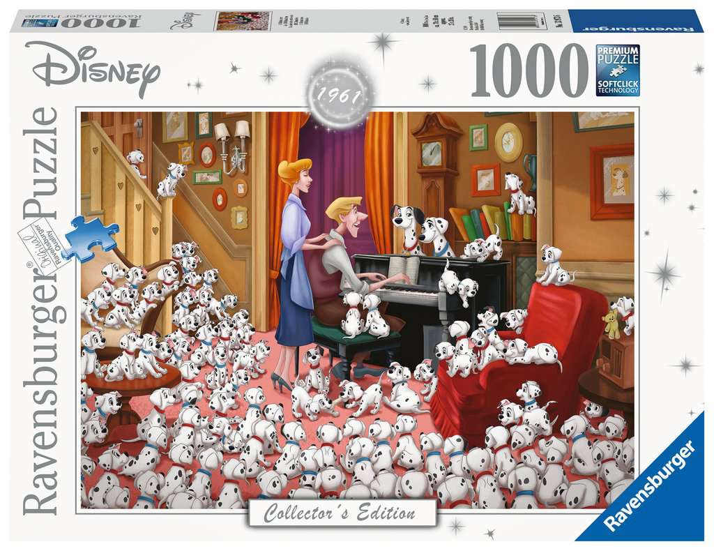 Disney Collector's Edition - 101 Kiskutya Ravensburger 1000 darabos kirakó puzzle (RA - 13973) - puzzlegarden
