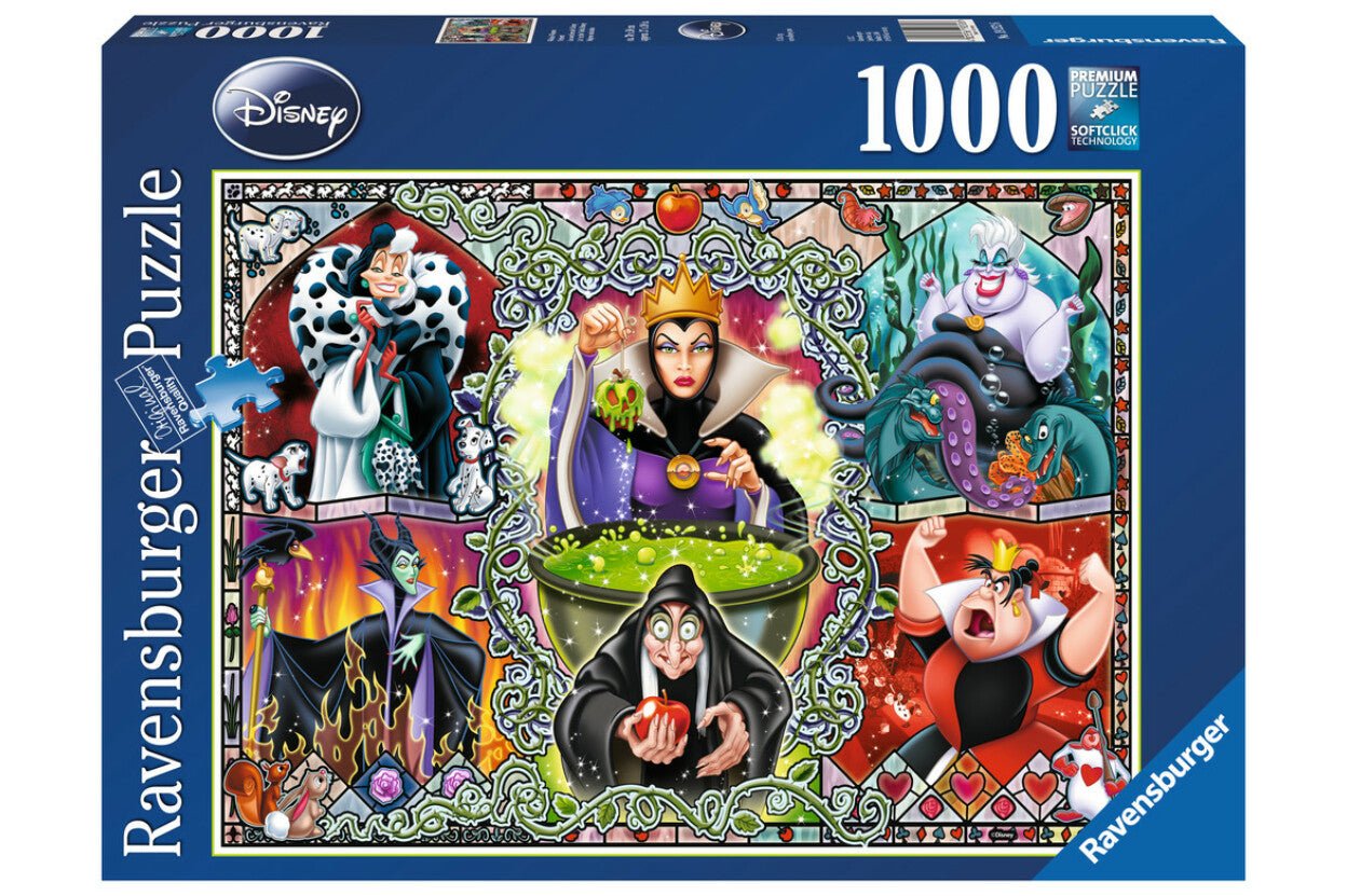 Disney Gonosz Boszorkái Ravensburger 1000 darabos kirakó puzzle (RA - 19252) - puzzlegarden