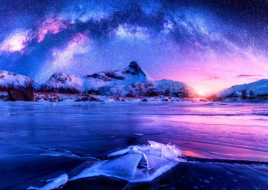 A Tejútrendszer Lofoten Felett, Norvégia Enjoy 1000 darabos kirakó puzzle (EN - 1374) - puzzlegarden