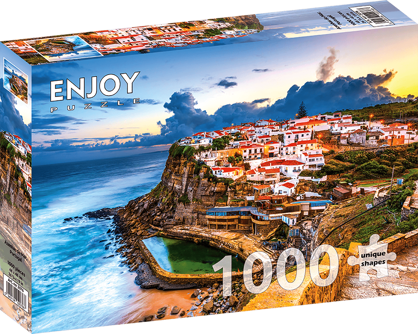 Azenhas do Mar, Portugália Enjoy 1000 darabos kirakó puzzle (EN - 2076) - puzzlegarden