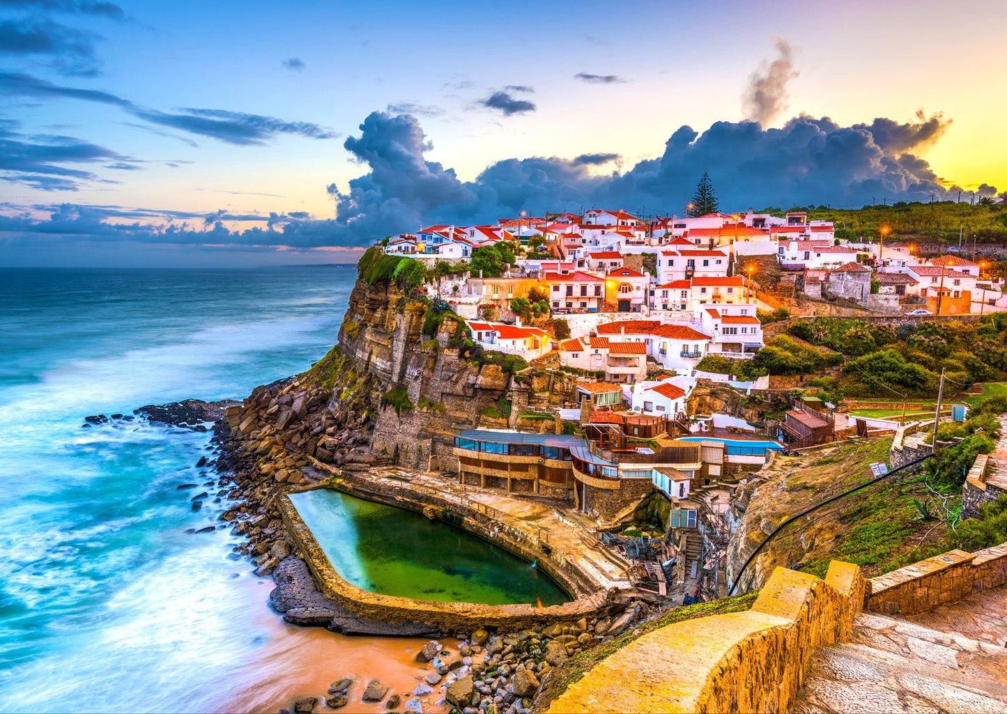 Azenhas do Mar, Portugália Enjoy 1000 darabos kirakó puzzle (EN - 2076) - puzzlegarden