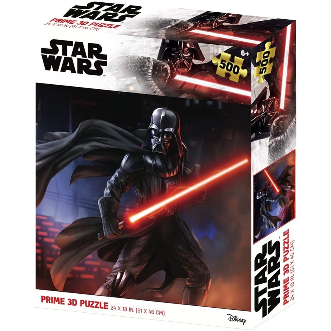 3D Puzzle - Star Wars Classic - Darth Vader Prime3D 500 darabos kirakó puzzle (P3D - 32606) - puzzlegarden