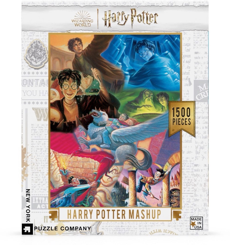 Harry Potter Egyveleg New York Puzzle Company 1500 darabos kirakó puzzle (NYPC - NPZHP2330) - puzzlegarden