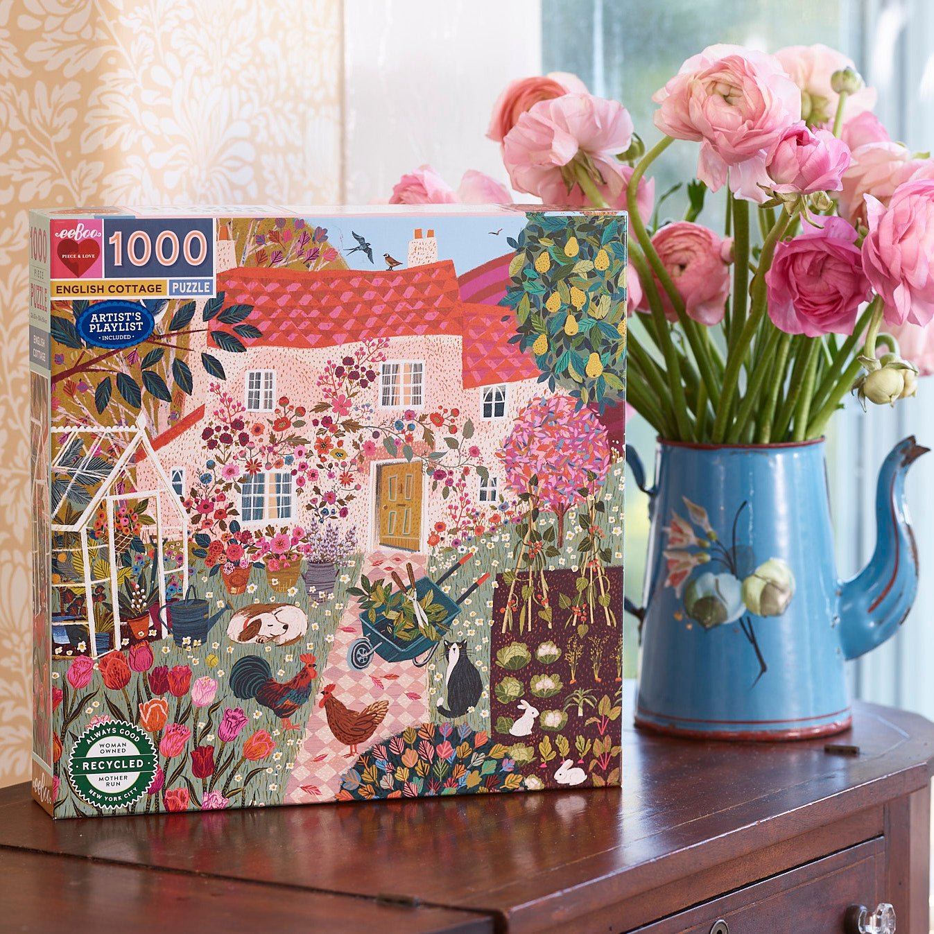 Angol Kunyhó Eeboo 1000 darabos kirakó puzzle (EB - PZTCGE) - puzzlegarden