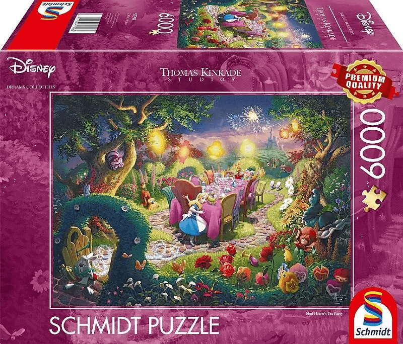 A Bolond Kalapos teadélutánja - sérült doboz Schmidt Spiele 6000 darabos kirakó puzzle (SCH - 57398) - puzzlegarden