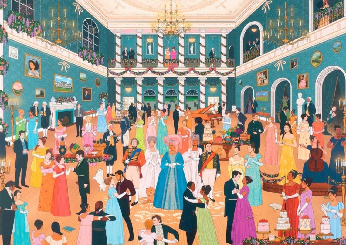 A Bridgerton család világa Laurence King 1000 darabos kirakó puzzle (LK - 9781399615945) - puzzlegarden