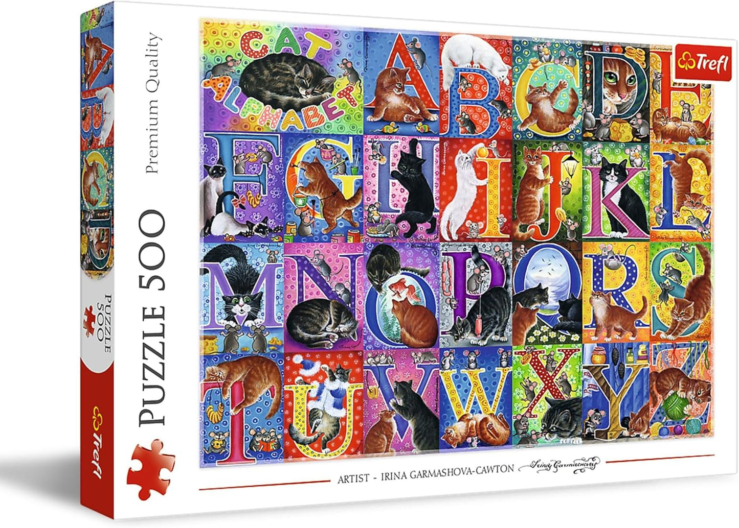 A cica ábécéje Trefl 500 darabos kirakó puzzle (TR - 37527) - puzzlegarden