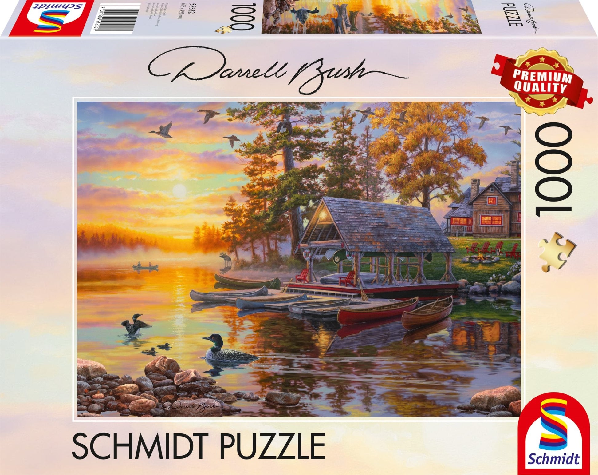 A Csónakház Schmidt Spiele 1000 darabos kirakó puzzle (SCH - 58532) - puzzlegarden