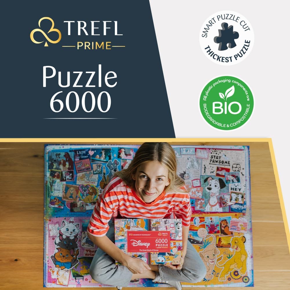 A Disney Nagy Könyve Trefl Prime 6000 darabos kirakó puzzle (TR - 81037) - puzzlegarden