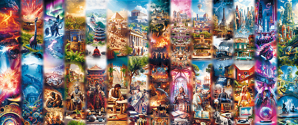 A Föld Krónikája: Teremtéstől a Jövőig Trefl 21000 darabos kirakó puzzle (TR - 81040) - puzzlegarden