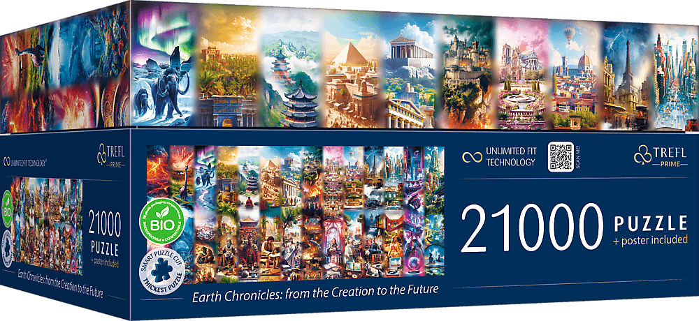 A Föld Krónikája: Teremtéstől a Jövőig Trefl 21000 darabos kirakó puzzle (TR - 81040) - puzzlegarden