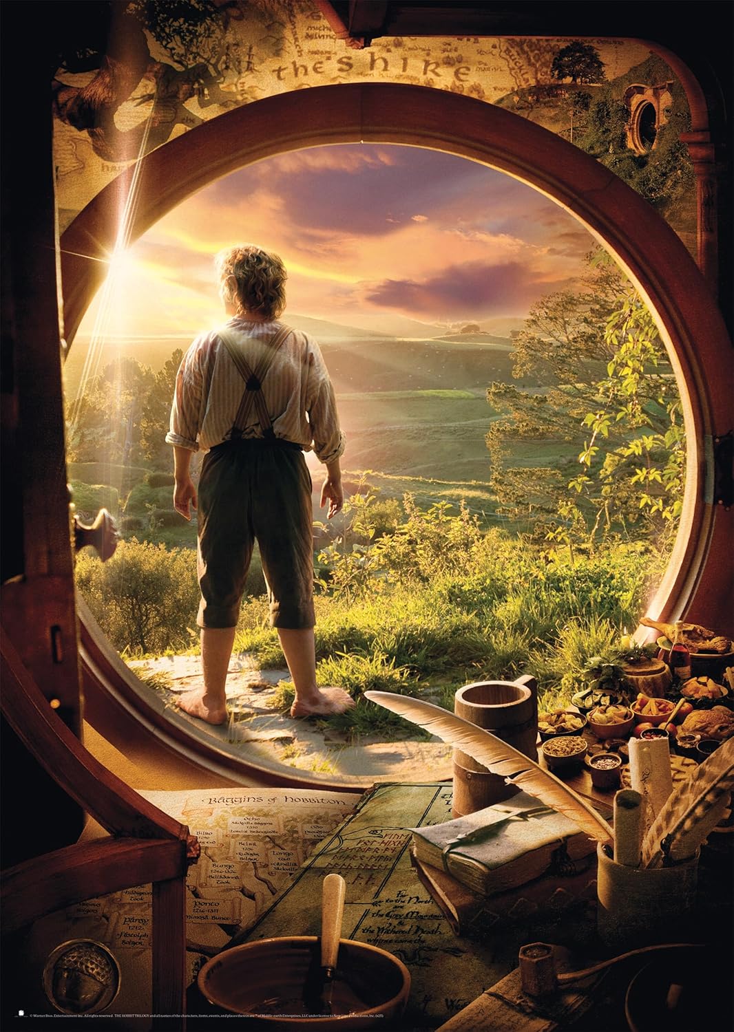 A Hobbit – Búcsú Zsáklaktól Schmidt Spiele 1000 darabos kirakó puzzle (SCH - 58552) - puzzlegarden