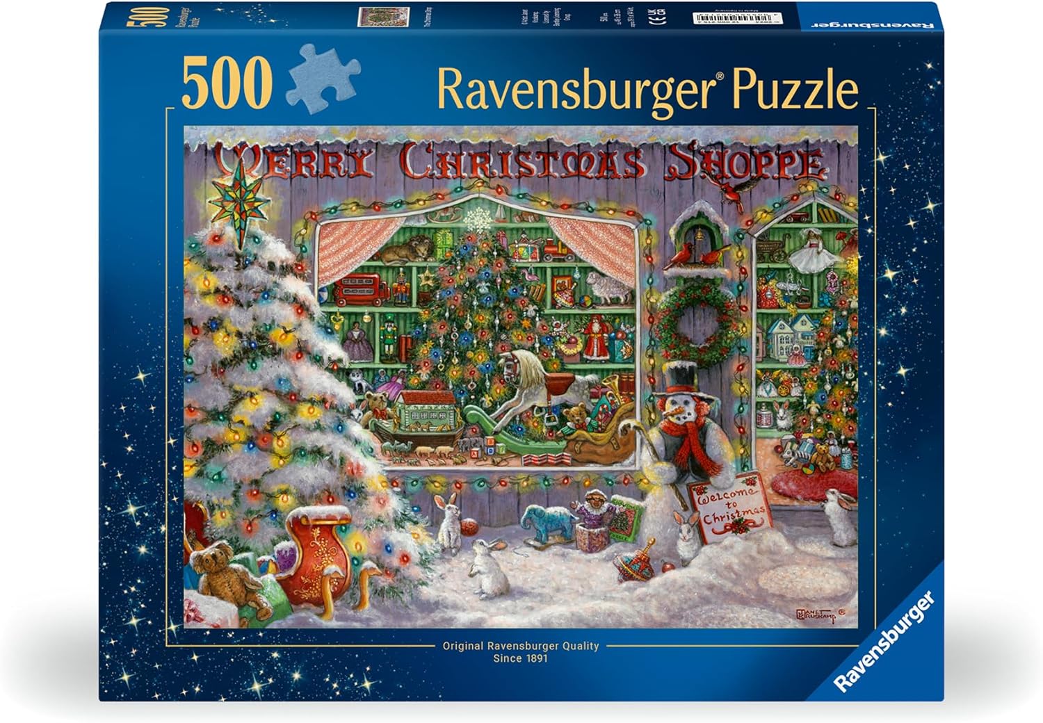 A Karácsonyi Bolt Ravensburger 500 darabos kirakó puzzle (RA - 12000215) - puzzlegarden