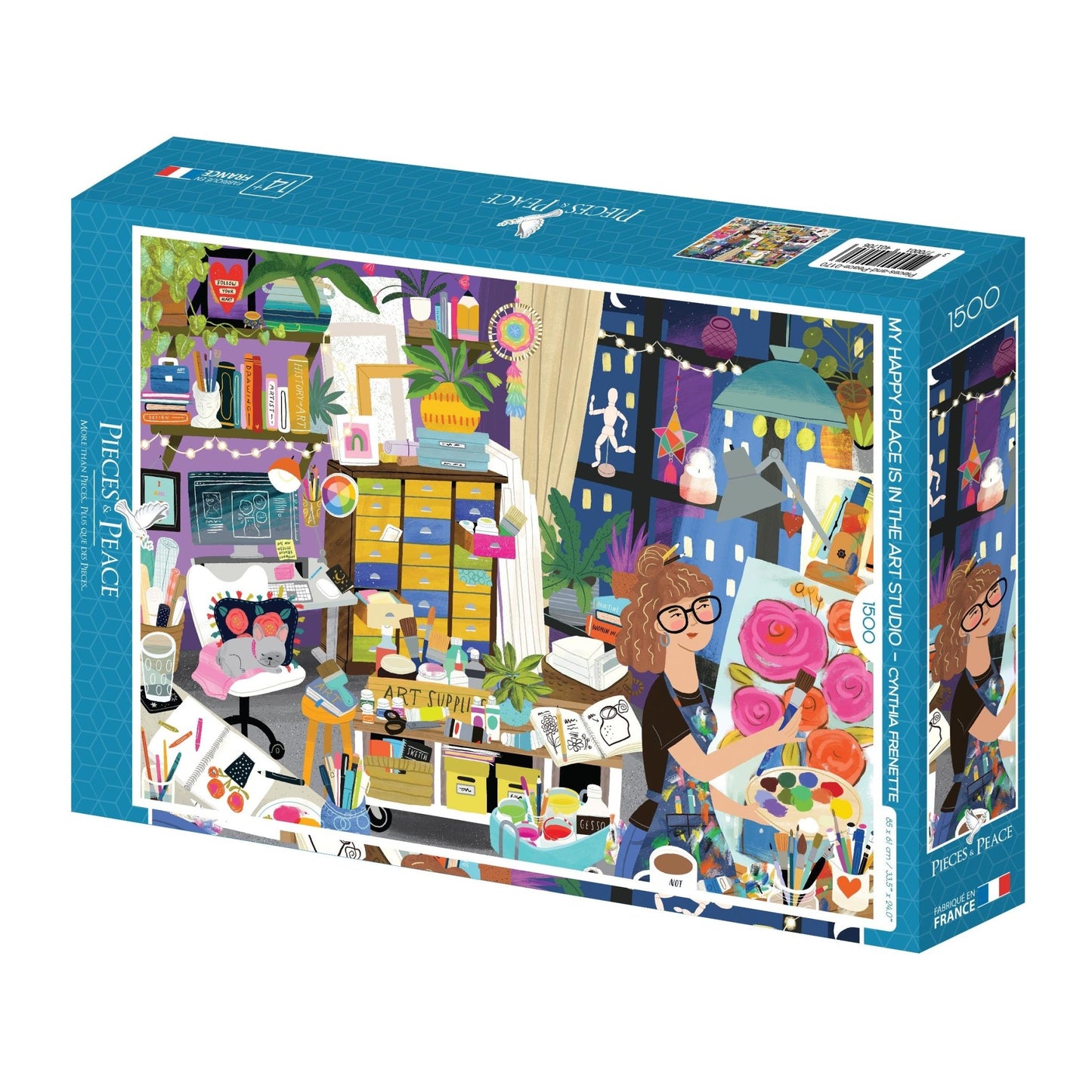 A kedvenc helyem a műteremben Pieces & Peace 1500 darabos kirakó puzzle (PaP - 0170) - puzzlegarden