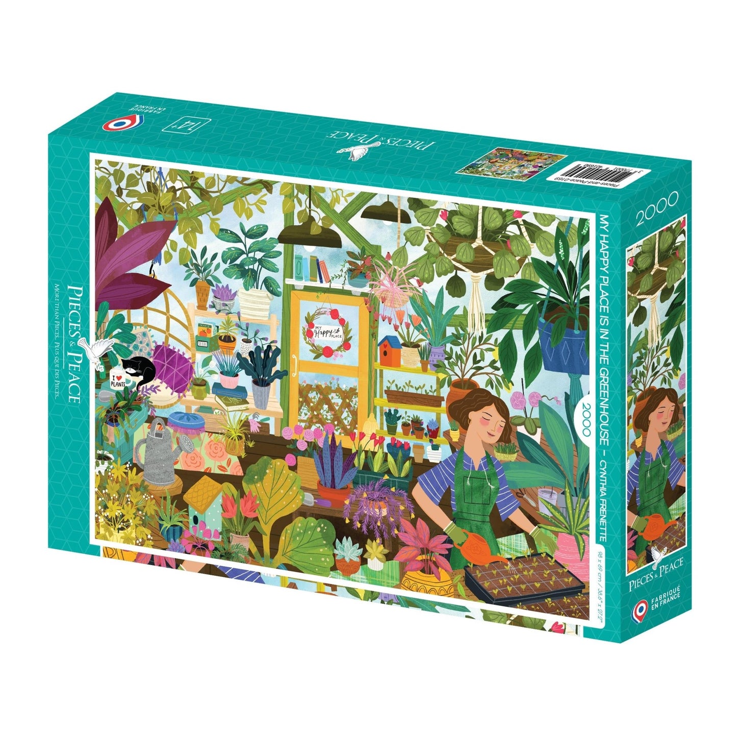 A kedvenc helyem az üvegházban Pieces & Peace 2000 darabos kirakó puzzle (PaP - F - 00169) - puzzlegarden