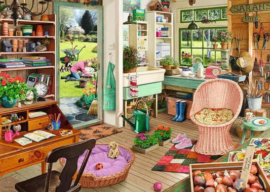 A Kerti Fészer Ravensburger 1000 darabos kirakó puzzle (RA - 16767) - puzzlegarden