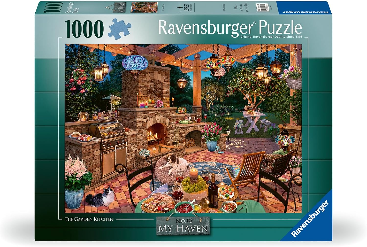A Kerti Konyha Ravensburger 1000 darabos kirakó puzzle (RA - 12000280) - puzzlegarden