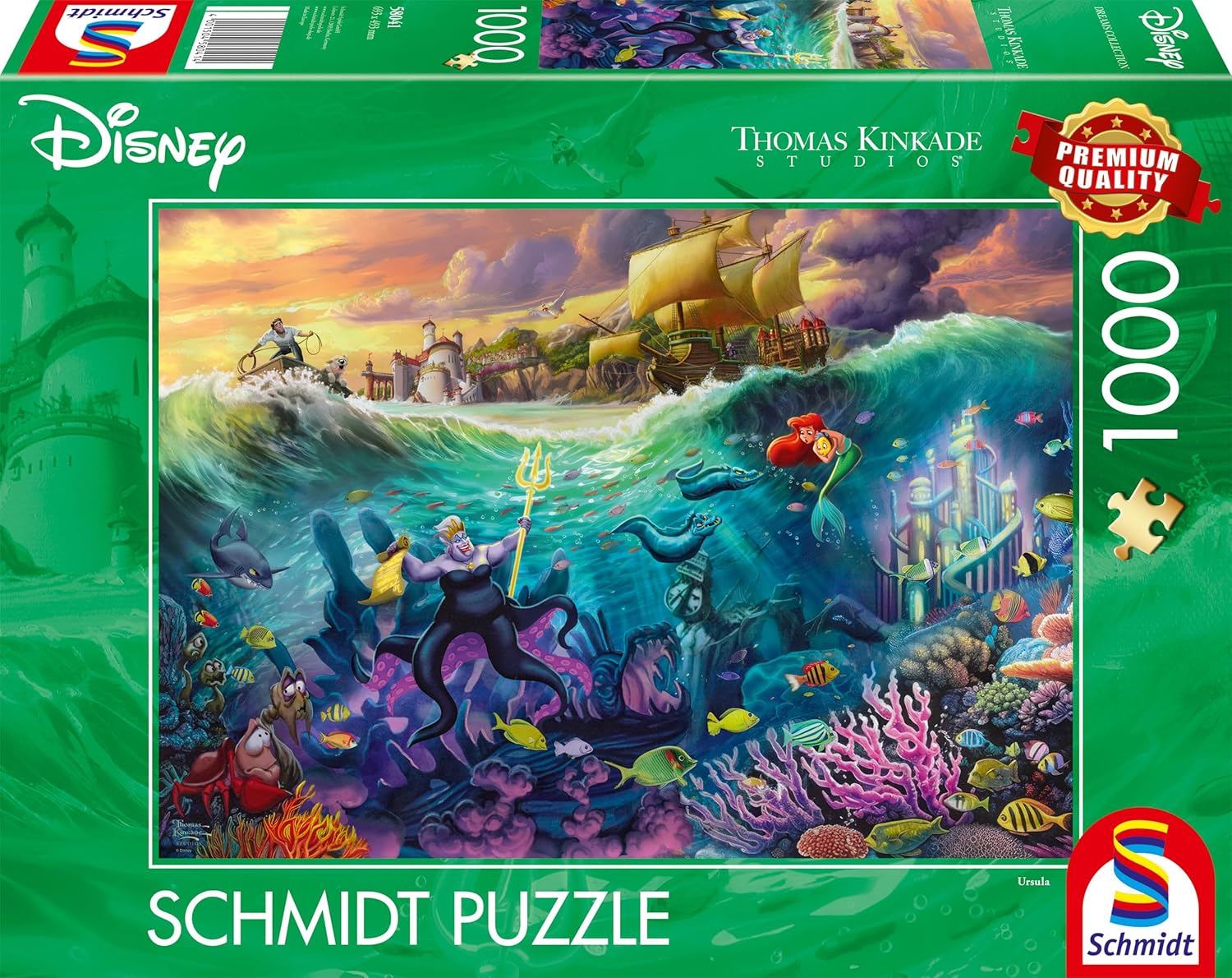 A kis hableány: Ursula Schmidt Spiele 1000 darabos kirakó puzzle (SCH - 58041) - puzzlegarden