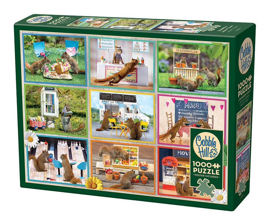 A mókusok titkos élete: Mókusváros Cobble Hill 1000 darabos kirakó puzzle (CH - 40297) - puzzlegarden