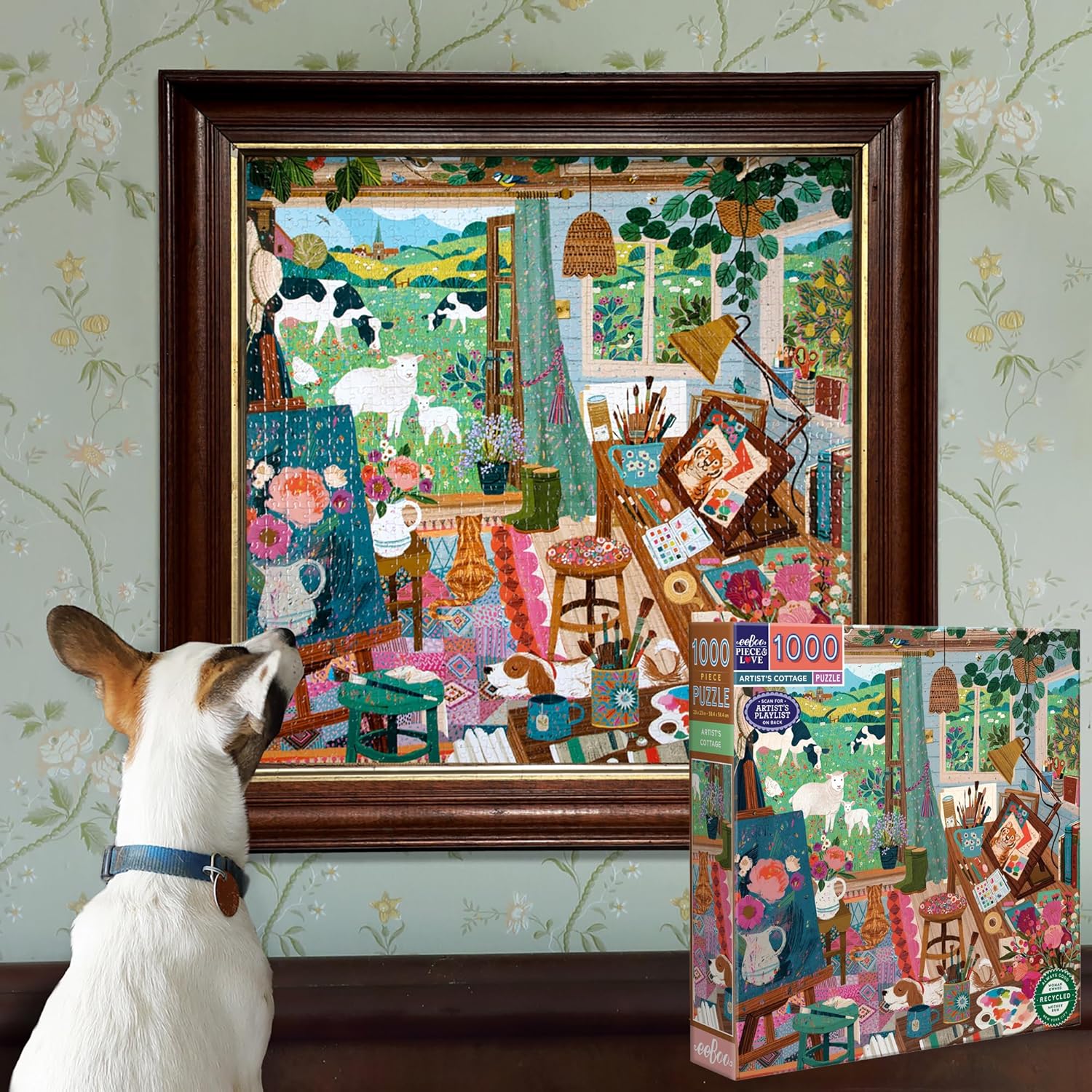 A Művész Kunyhója Eeboo 1000 darabos kirakó puzzle (EB - PZT118) - puzzlegarden