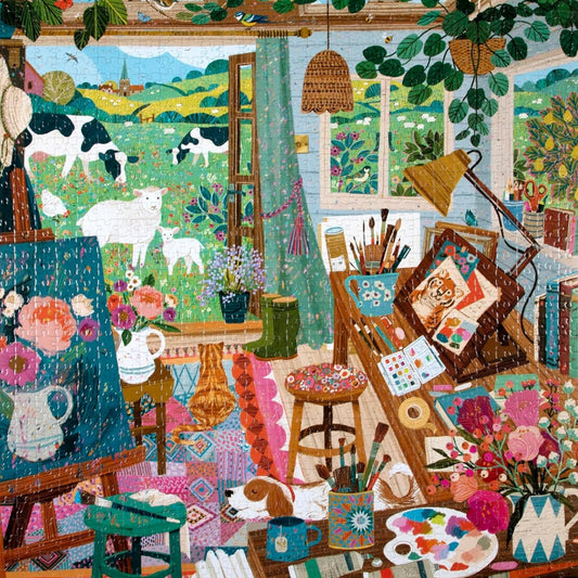 A MƱvész Kunyhója Eeboo 1000 darabos kirakó puzzle (EB - PZT118) - puzzlegarden