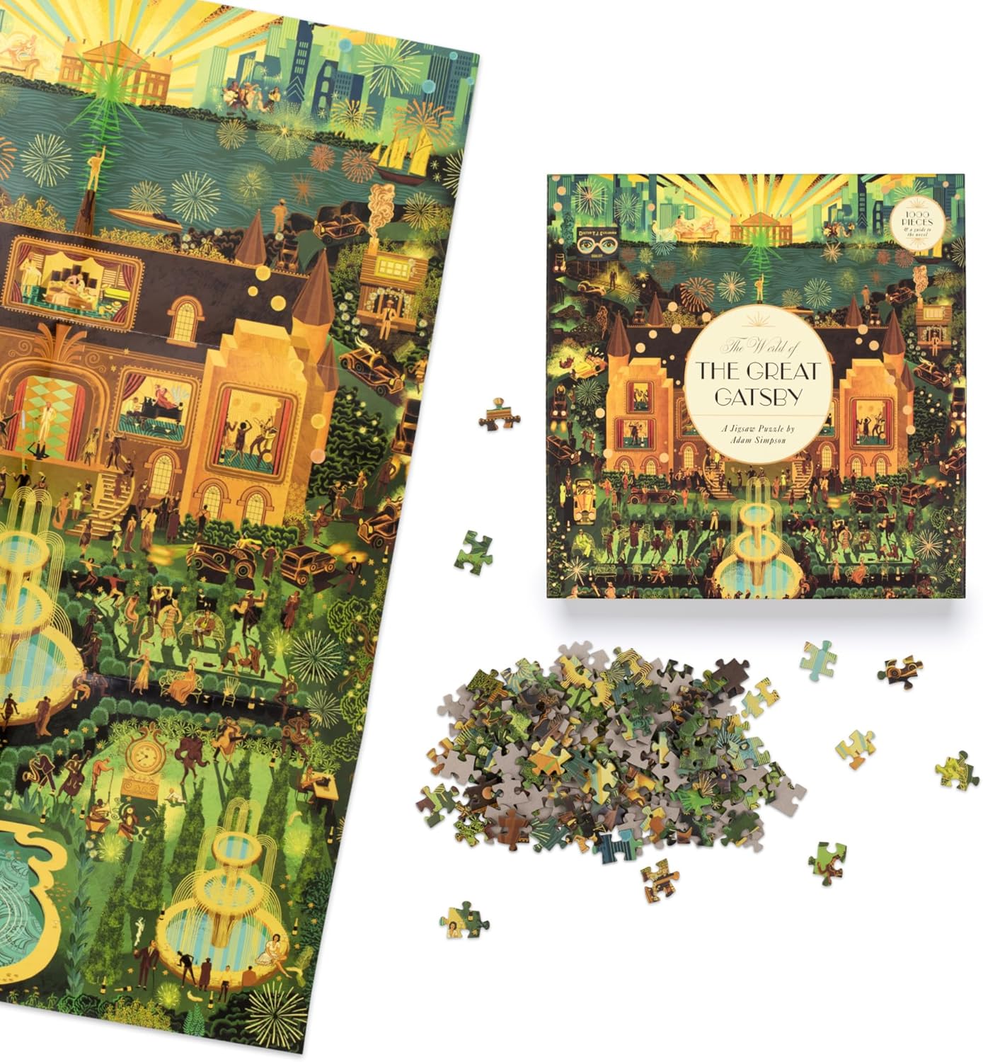A Nagy Gatsby világa Laurence King 1000 darabos kirakó puzzle (LK - 9781399620000) - puzzlegarden
