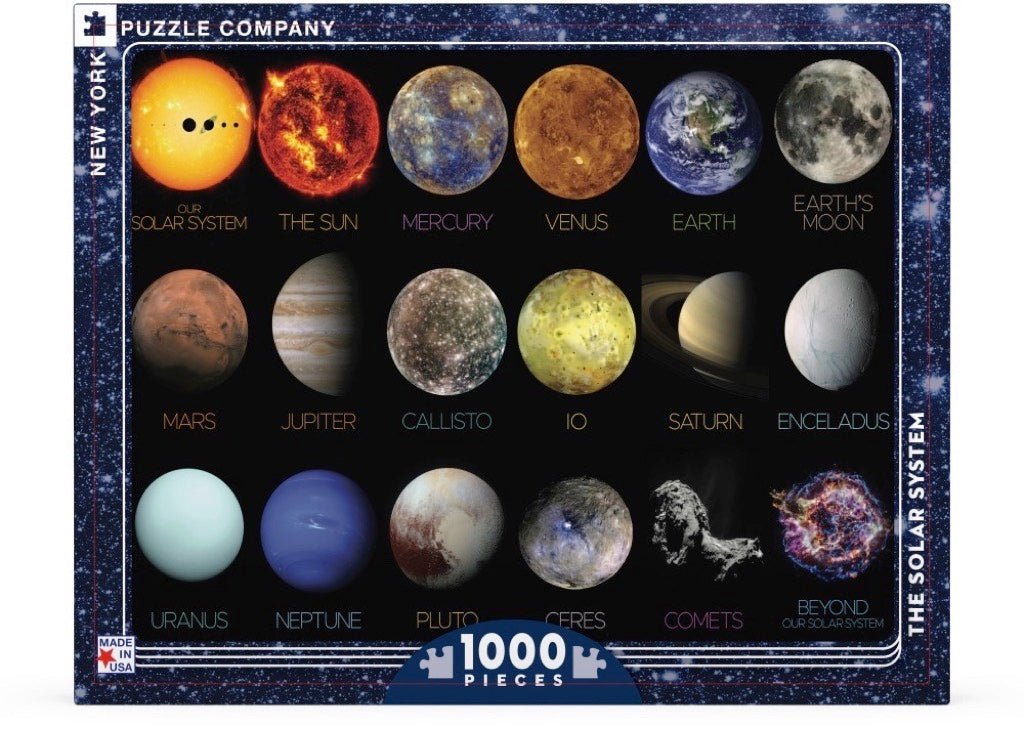 A Naprendszer Bolygói New York Puzzle Company 1000 darabos kirakó puzzle (NYPC - NPZPD1980) - puzzlegarden