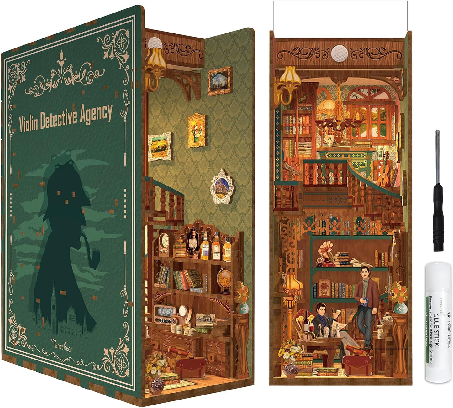 A Nyomozóiroda Könyvkuckó Tonecheer 286 darabos kirakó puzzle (TC - TQ117) - puzzlegarden
