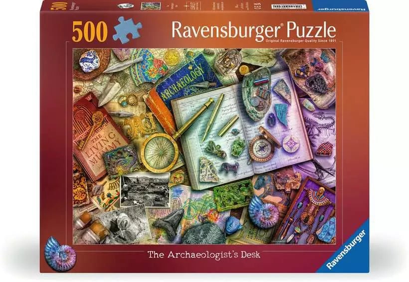 A Régész Asztala Ravensburger 500 darabos kirakó puzzle (RA - 12000699) - puzzlegarden