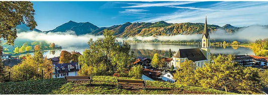 A Schliersee Tó Partján - panoráma Trefl 1000 darabos kirakó puzzle (TR - 29035) - puzzlegarden