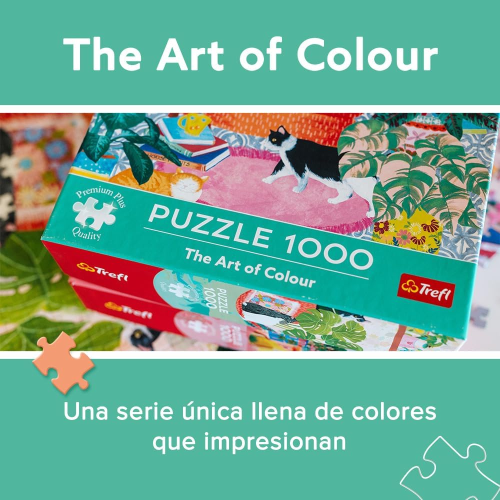 A színek művészete: Nyaralás hevében Trefl 1000 darabos kirakó puzzle (TR - 12065) - puzzlegarden
