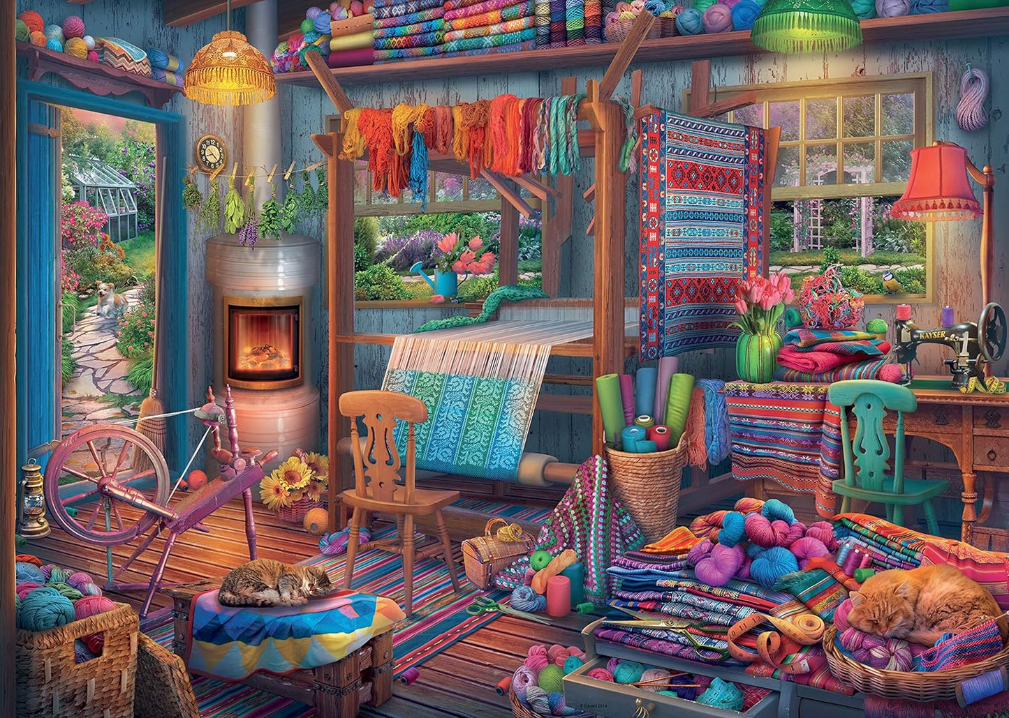 A Szövőszék Ravensburger 1000 darabos kirakó puzzle (RA - 12000021) - puzzlegarden
