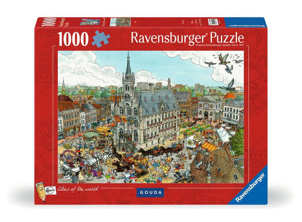 A Világ Városai - Gouda Ravensburger 1000 darabos kirakó puzzle (RA - 12000724) - puzzlegarden