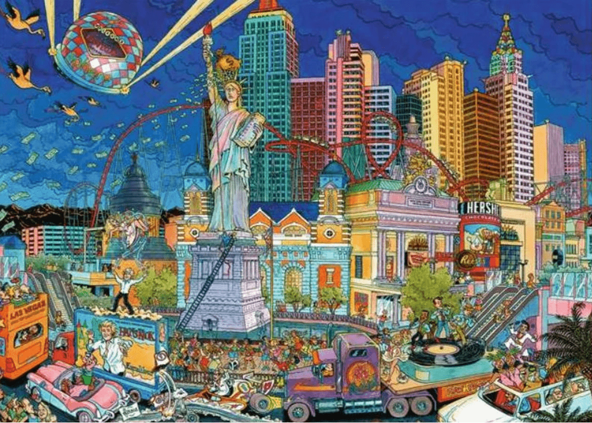 A Világ Városai – Las Vegas Ravensburger 1000 darabos kirakó puzzle (RA - 12001168) - puzzlegarden