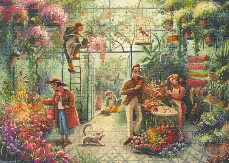 A Virágbolt Dodo 300 darabos kirakó puzzle (DO - 300590) - puzzlegarden