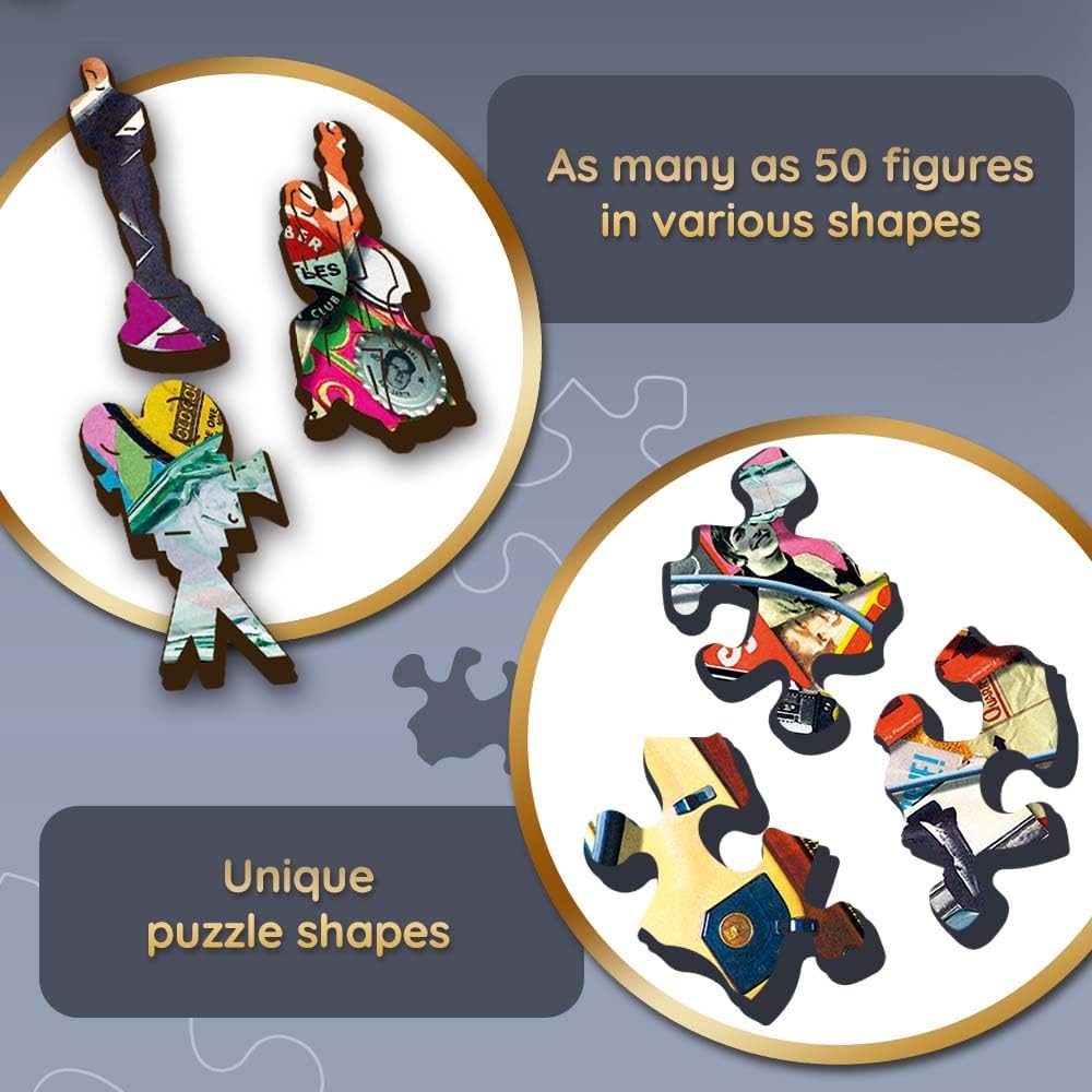 A Zene Világában - Fa kirakó Trefl Wood Craft 500 darabos kirakó puzzle (TR - 20180) - puzzlegarden