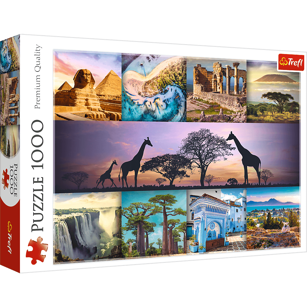 Afrika Kollázs Trefl 1000 darabos kirakó puzzle (TR - 10792) - puzzlegarden