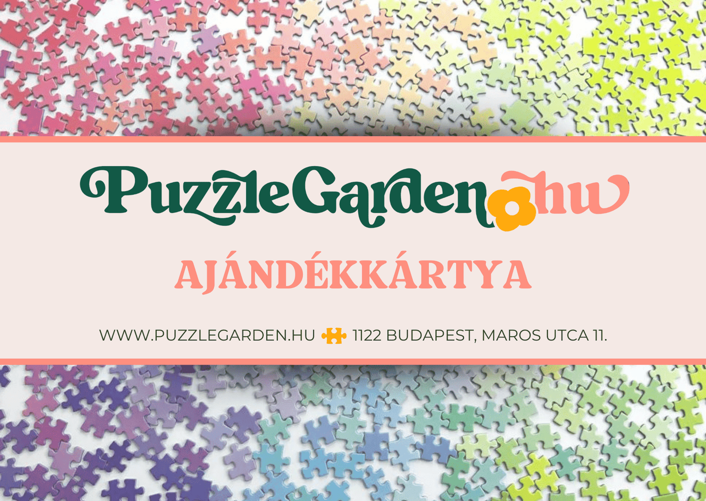 Ajándékkártya puzzlegarden egyéb darabos kirakó puzzle () - puzzlegarden