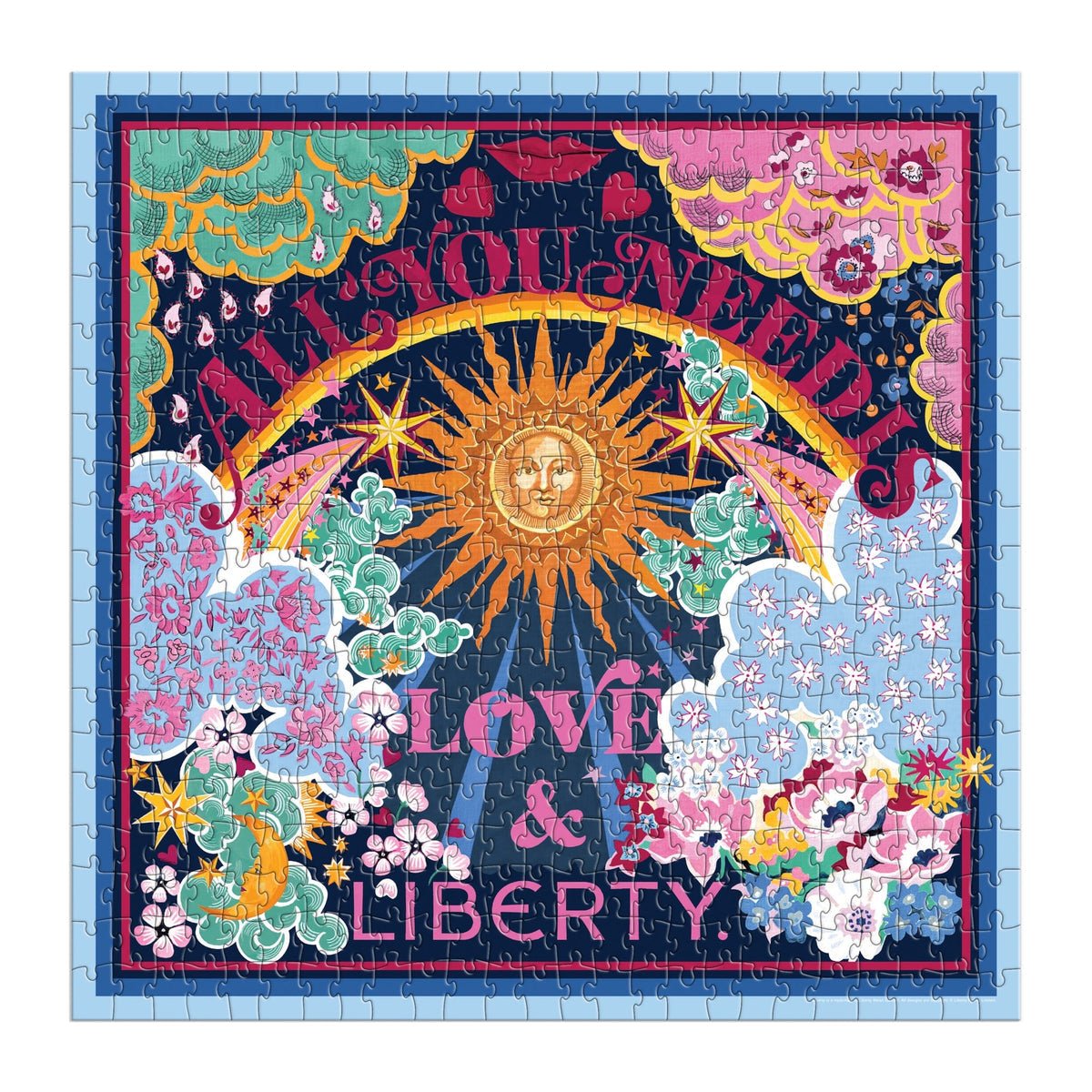 All You Need is Love - díszdobozban, aranyfóliás Galison 500 darabos kirakó puzzle (GA - 9780735380097) - puzzlegarden