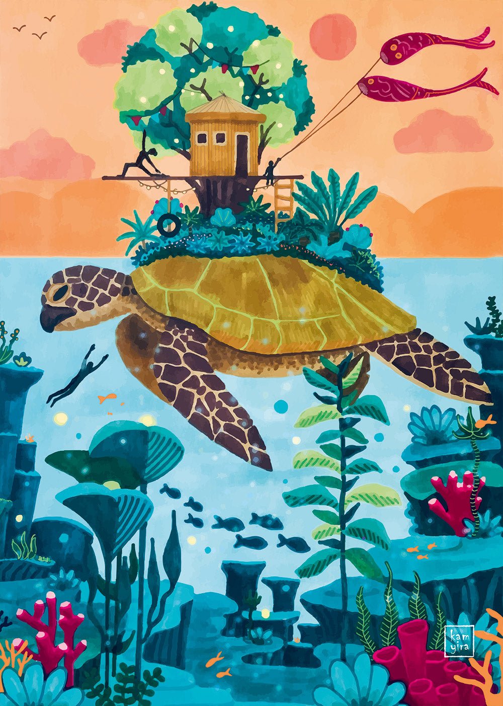 Álombeli úticél Pieces & Peace 1000 darabos kirakó puzzle (PaP - 0078) - puzzlegarden