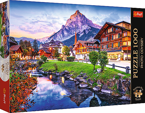 Alpesi Falu, Svájc Trefl 1000 darabos kirakó puzzle (TR - 10854) - puzzlegarden