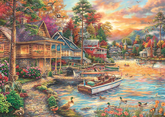 AranyfényƱ naplemente Schmidt Spiele 1000 darabos kirakó puzzle (SCH - 58553) - puzzlegarden