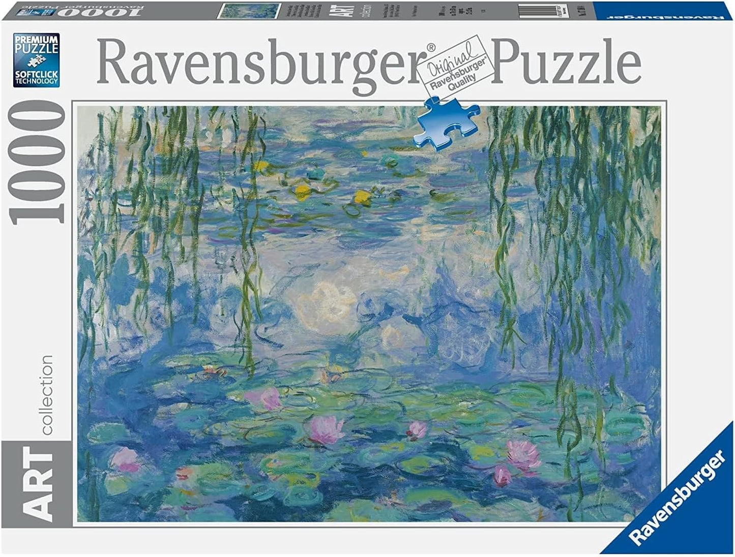Art Collection – Monet – Tavirózsák 1916–19 Ravensburger 1000 darabos kirakó puzzle (RA - 12000194) - puzzlegarden