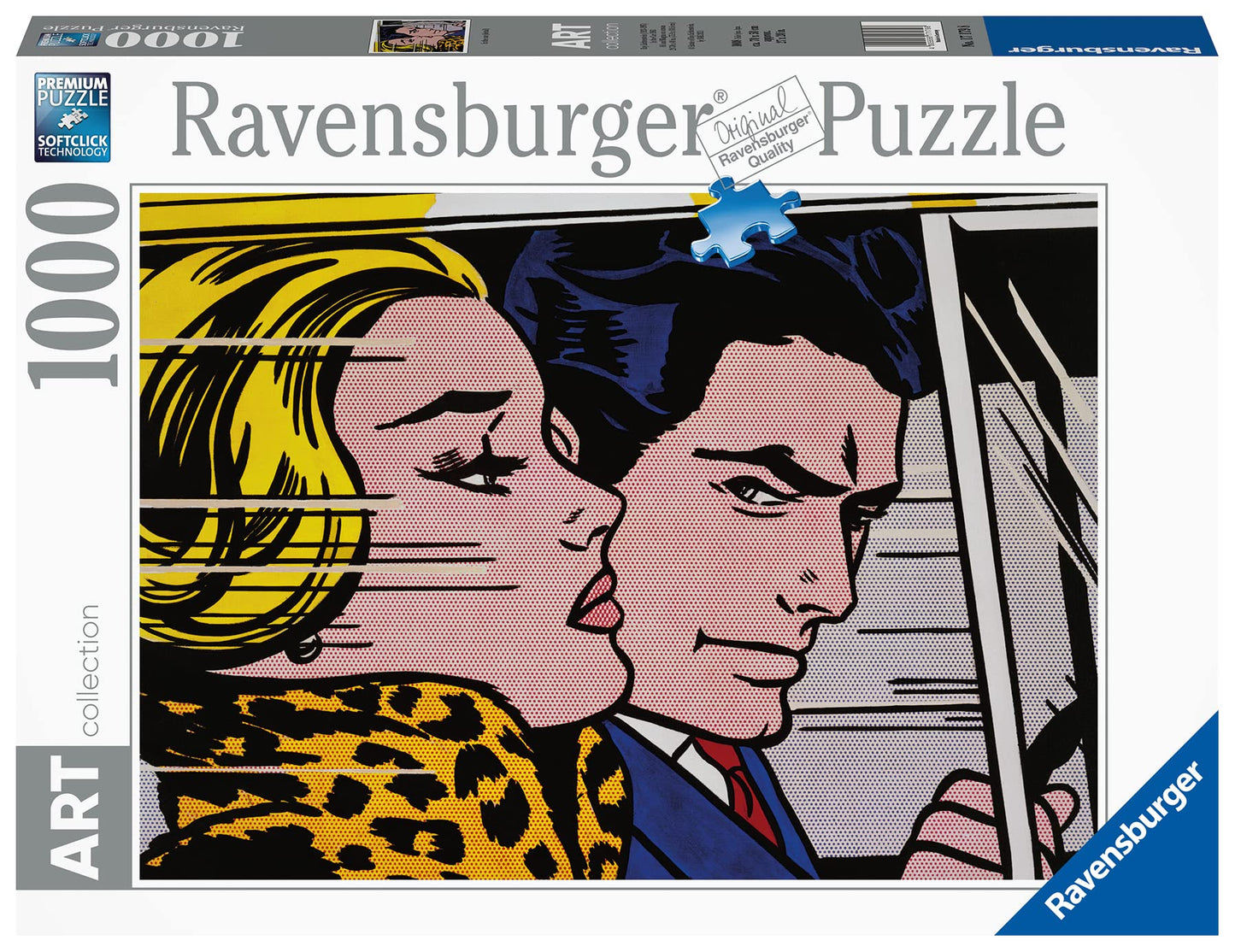 Art Collection - Roy Lichtenstein - Az autóban Ravensburger 1000 darabos kirakó puzzle (RA - 12000192) - puzzlegarden