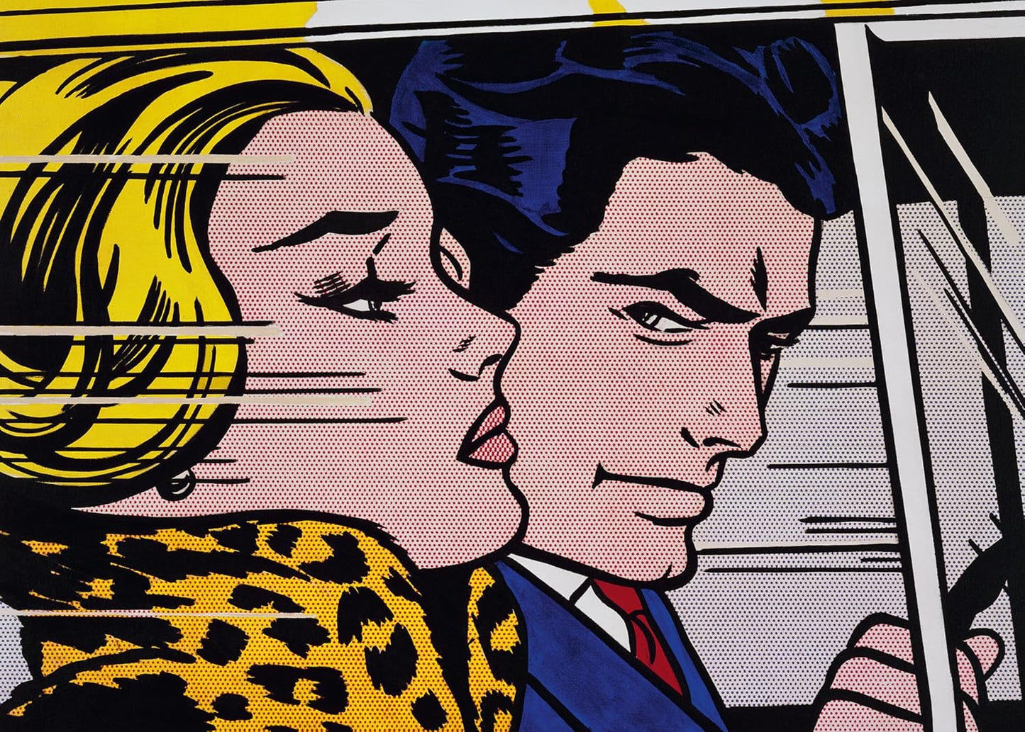 Art Collection - Roy Lichtenstein - Az autóban Ravensburger 1000 darabos kirakó puzzle (RA - 12000192) - puzzlegarden